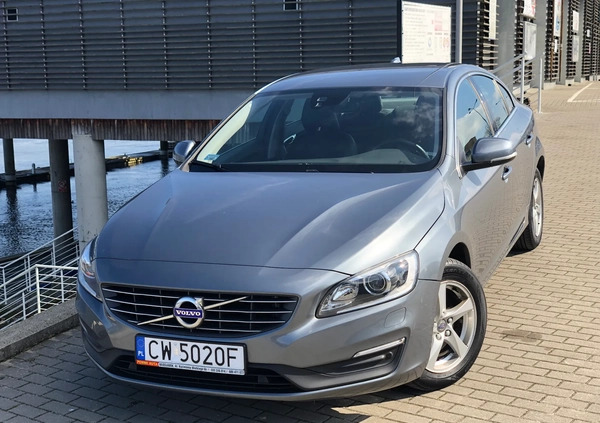 Volvo S60 cena 64900 przebieg: 179000, rok produkcji 2017 z Włocławek małe 704